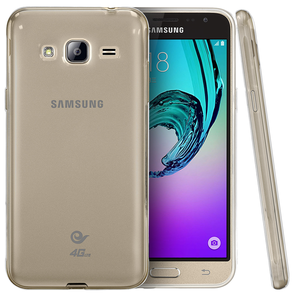 Samsung Galaxy J3 Case, [Clear] Slim & Flexible Anti-shock Crystal